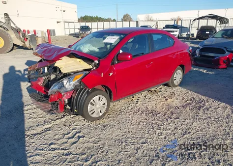 2024 Mitsubishi Mirage G4 Black Edition/Es/Le from USA, damaged, VIN ML32FUFJ3RHF12189